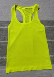 Lululemon swiftly tank size o Athletic Works Womens Neon Yellow Racerback