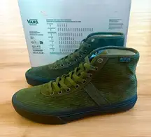 Vans Crockett High Pro Decon - Olive/ Black Corduroy Women 8.0 US Mens 6.5US