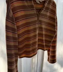 Roxy Striped Crop Top