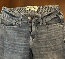 Ariat Perfect Rise Straight Leg Women's Classic Blue Jeans Size 26 Long