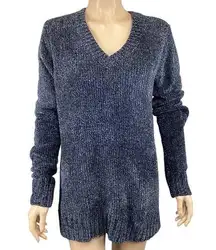 Orvis NWT Chenille Heathered V-Neck Sweater Medium Cozy & Stylish