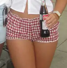 Edikted Shorts Ruffle gingham 