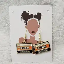 Cassette Mix Tape Earrings