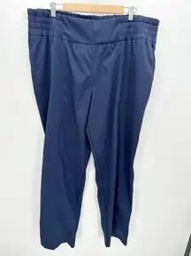 Ico Pants Adult 2XL Navy Blue Cargo Scrub Pant Elastic Waistband