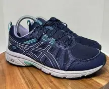 Asics Gel Venture 7 Purple Blue Trail Hiking Walking Athletic Shoes Women Sz 8.5