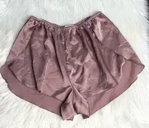 Abercrombie Brown Satin PJ Shorts