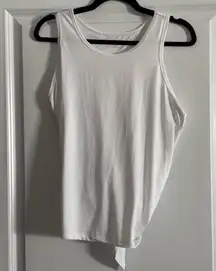 ZELOS White Tie Back Tank Top