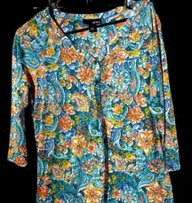 Erika multi color Blouse size large