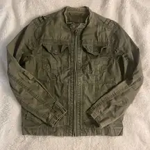 Calvin Klein green denim jacket size small