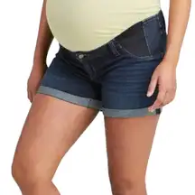 Isabel Maternity MIDI Short Short Jean Shorts Size 2/26