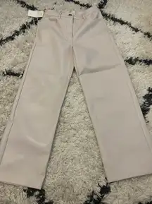 Aritzia Pink leather pants 