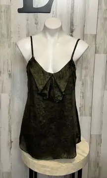 Lush green tank top size large