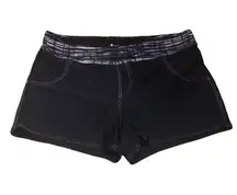 Free Country Black pocket details swim/running athletic shorts with inner lining