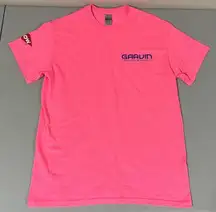 Gildan Neon Hot Pink ‘Garvin Construction Products’ Graphic Tee T-Shirt Size M 🛠