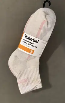 Timberland Lucky Brand  cushioned quarter socks 5 pairs  women’s size 6.5 -9.5