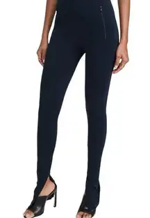 WARDROBE.NYC Women’s Leggings Side Zipper Slimming Fit Pants Dark Blue Size XS