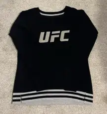 UFC Women’s Roaring Glory Pullover Sweatshirt – Black/Grey – Size Small