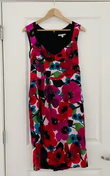 Nanette Lepore  Gin Sling Silk Pinup Floral Sheath Dress