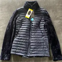 New 32 Degrees Heat Women’s Jacket Puffer Down navy Blue Size S Small