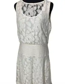 #112 GABBY SKYE cream sleeveless dress NWT