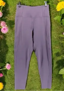 Girlfriend Collective Compressive High-Waisted Leggings in Color Smoke Size S