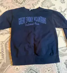 Smoky mountains crewneck sweatshirt size small