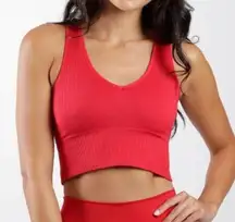 90 Degree By Reflex Crop Ribbed Tank Top