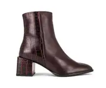 Seychelles Siesta Bootie Burgundy Womens Size 7