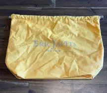 Eric Javits Yellow Drawstring Dust Bag Cover Sleeve Travel Protective Case