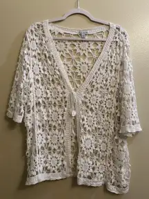 Crochet Flower Cover-Up