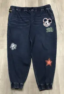 Her Universe Disney Mickey Mouse Denim Joggers - Size 3X