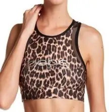 [BeBe Sport] Leopard Mesh Bra Top