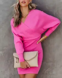 VICI | Thank You Next Dolman Sleeve Knit Dress