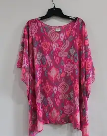 Sale 3/$20 | O'Neill | Hot Pink Printed Swim Cover Up