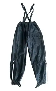 Tour Master Motorcycle Elite Rain Pants Mens XS 28-30 Black Bib Suspender