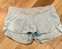 Lululemon speed up Athletica Light blue‎  Athletic Shorts 8