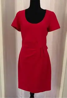 Saks 5th Avenue Saks Fifth Avenue Red Dress Sz: 8