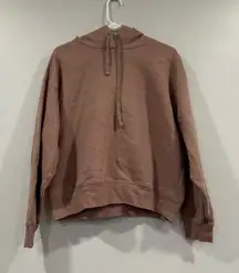 Girlfriend Collective Mauve Hoodie Large L