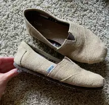 Woven Slip On Burlap Size 6.5