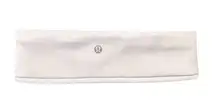 Lululemon Women's White Luxtreme Training Headband Activewear