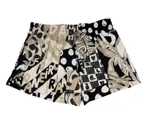 Farm Rio x Adidas tan black women’s printed shorts size large