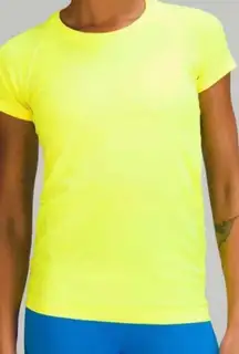 lululemon athletica highlight yellow swiftly tech Short Sleeve Tee