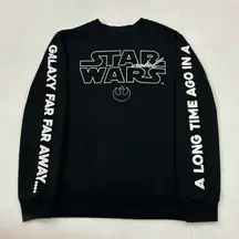 Rebel Galaxy Graphic Logo Black Pullover Crewneck Sweatshirt Adult S