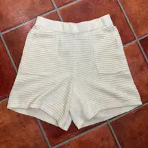 Free People Beach Textured High Waisted Soft Casual Shorts Size Large