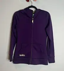 Burton Dry Ride purple zip up sweatshirt