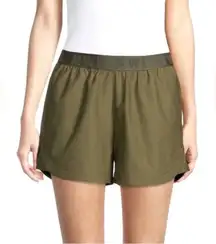 Madewell MWL Allways Pull-On Olive‎ Green Casual Shorts Size SMALL
