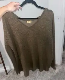 Brown sweater