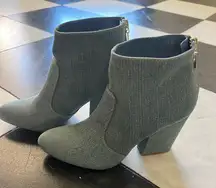 NEW G by Guess Denim Ankle Booties