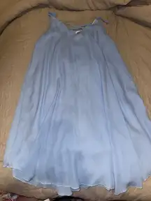 Blue Slip Dress