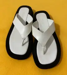 Tony Bianco White and Black Women's Sandals